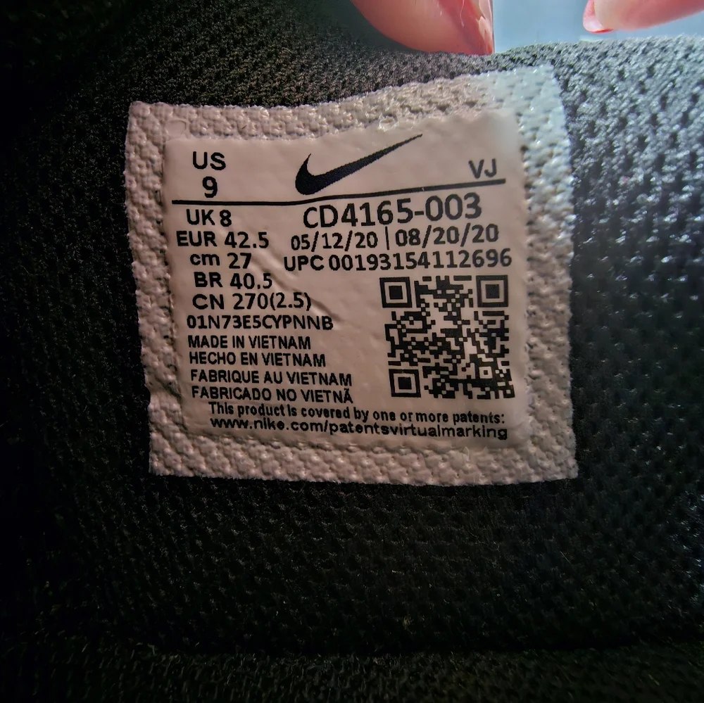 Men's 9 Airmax Excees black/gray - Picture 7 of 7